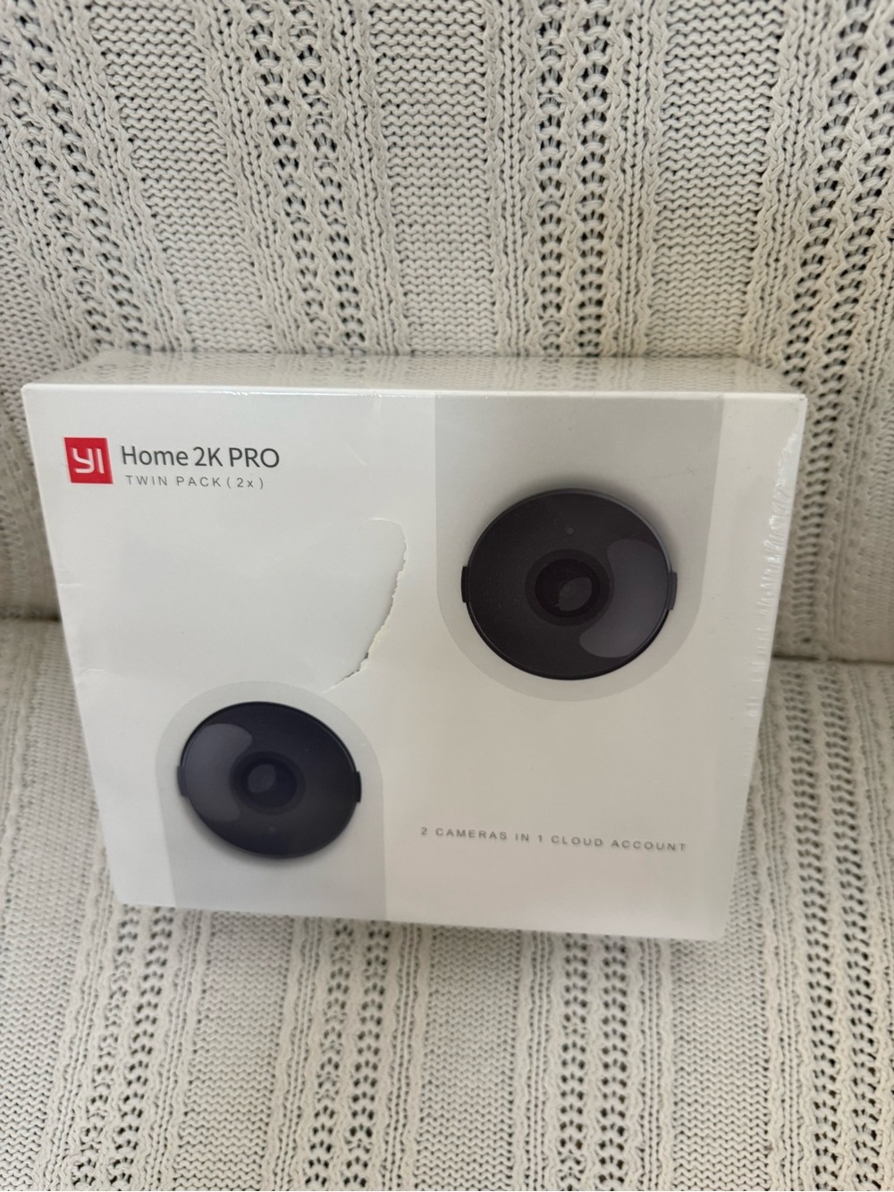 Home 2K Pro Twin Pack — White Smart Security Cameras (2-Pack)